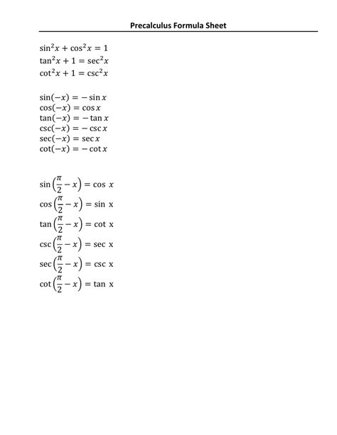Image result for Matrix Template for Pre Calculus