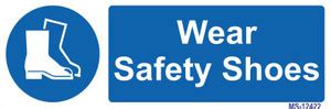 SignageShop Wear Safety Shoes Emergency Sign Price in India - Buy ...