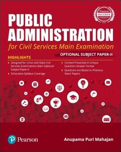 Public Administration | For Civil Services Main Examination | With ...