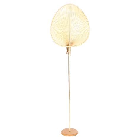 1970s Gold Vine Leaf Palm Floor Lamp at 1stDibs