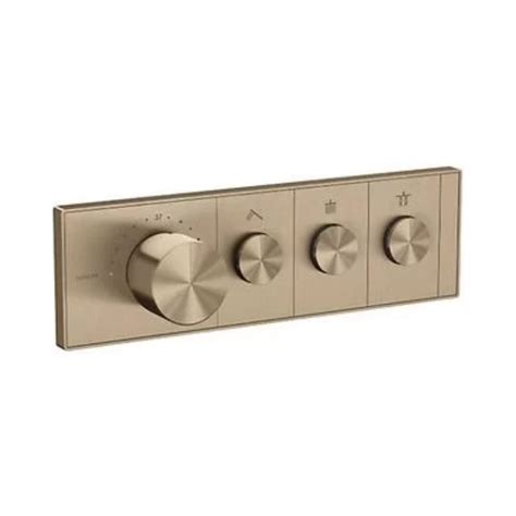 Kohler 3 Way Thermostatic Diverter Anthem 26347IN-9-BV - Brushed Bronze ...