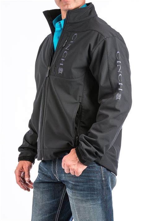 Cinch Black Logo Zip Bonded Jacket - Mens Jacket - Mwj1009000 - Walmart.com