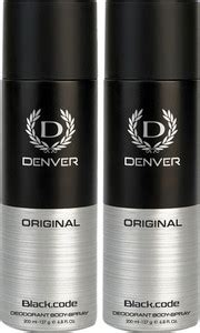 Denver Black Code 150ml each Combo Deodorant Spray - For Men Price in ...