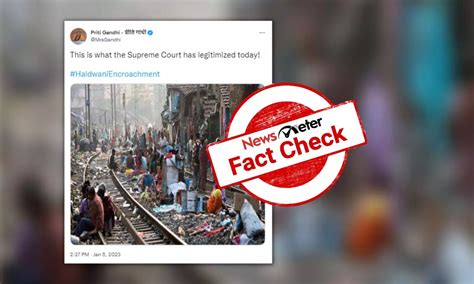 Photo of Kolkata slum falsely linked to Haldwani eviction case