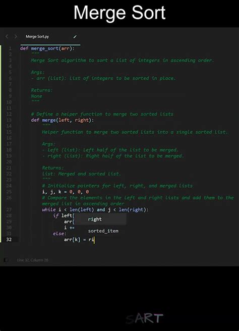 Image result for Merge Sort in Python Source Code