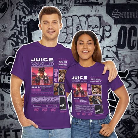 Juice Wrld Tshirt, Legends Never Die Tshirt, Gift for Him, Gift for Her ...