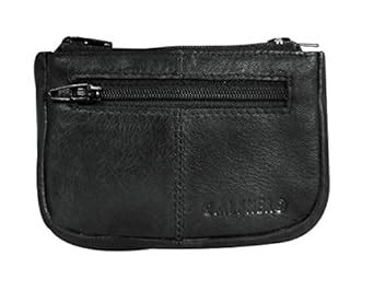Buy CALFNERO Genuine Leather Black Key Case Coin Purse at Amazon.in