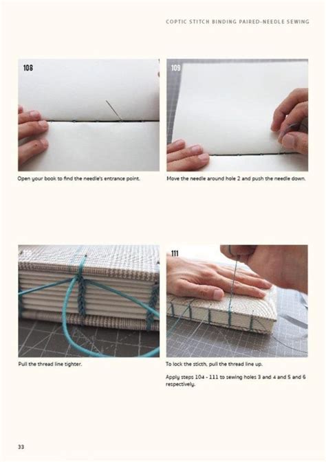 Coptic Stitch Binding Tutorial 的图像结果