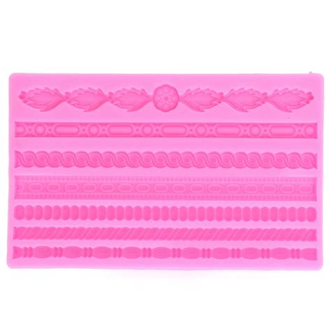 Baroque Cake Border Strip Mould CFM382(own) – MATIN IMPEX