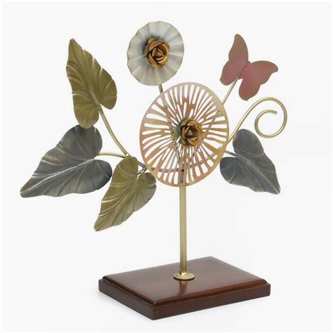 Buy VEDAS Mystical India Metal Leaf Table Accent from Vedas at just INR ...