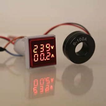 DECENT AIR SYSTEM® Voltmeter, Voltage Tester Current Detector Square ...