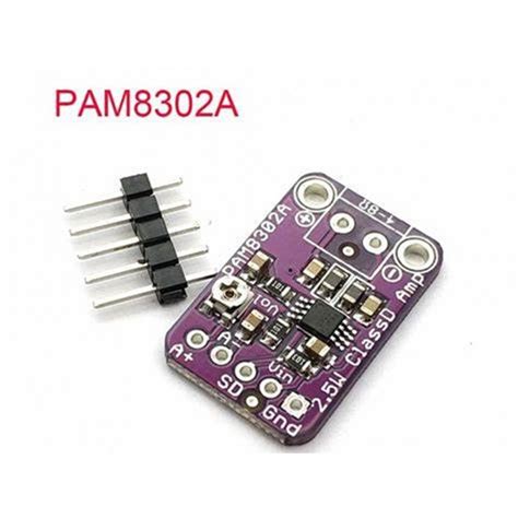 Pam8302 2.5W Single Channel Class D Audio Power Amplifier Module ...
