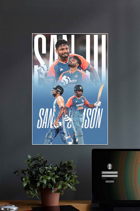 SANJU 111 | Sanju Samson | Cricket Poster | Posterized.in