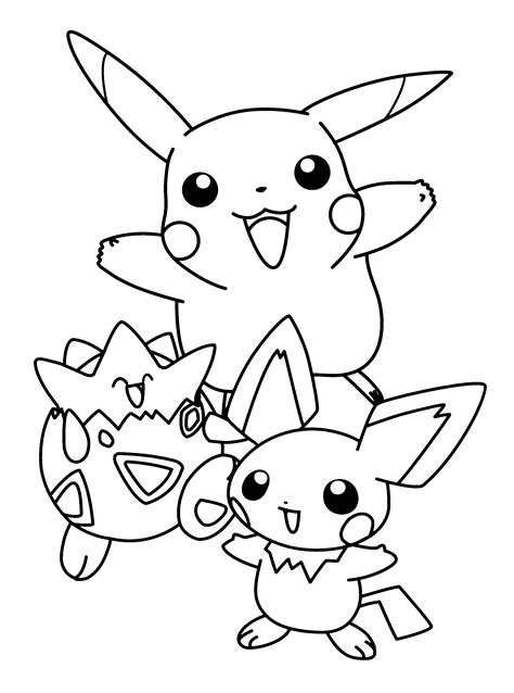 Pokemon Coloring Pages. Join your favorite Pokemon on an Adventure!