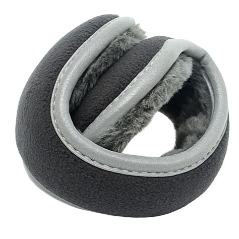 Folded Ear Warmers, Men Premium Fleece Winter Ear Muffs Earmuffs for ...