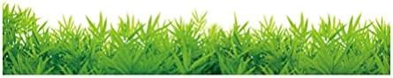 Green Grass Wall Stickers Removable Grass Wall Decal Corner Wall ...