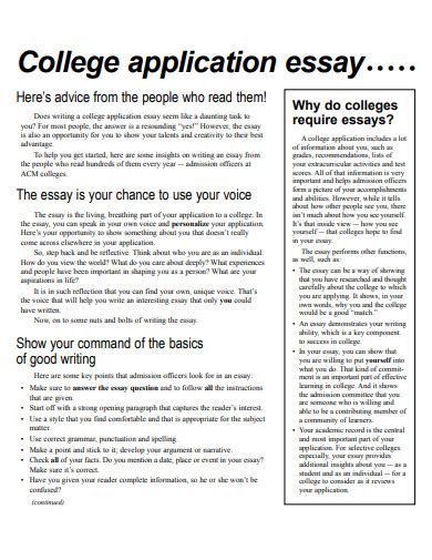 Image result for Application Essay Example