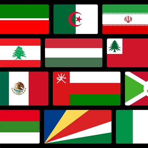 Green White Red Flag: +20 Countries With These Colors - Eggradients.com