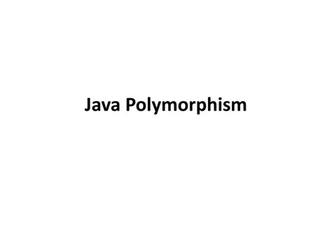 Image result for Polymorphism in Java PPT Templates