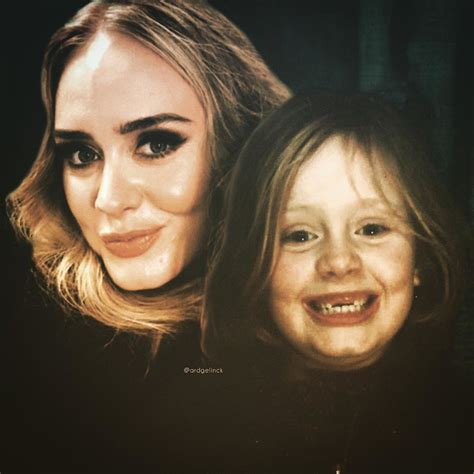 When We Were Young - Adele & young Adele having fun posing together in a photobooth somewhere in ...
