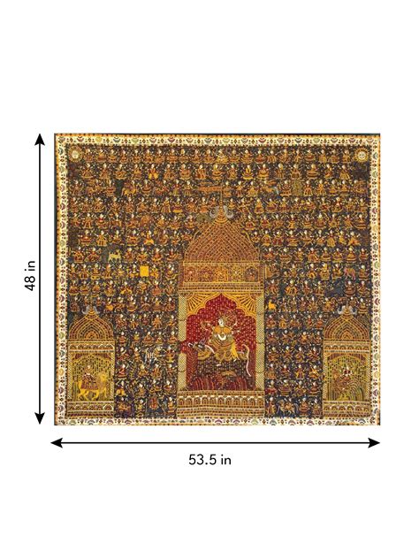 Durga Mata, Meldi Mata, bahuchar Mata in Mata Ni Pachedi | Indian Art