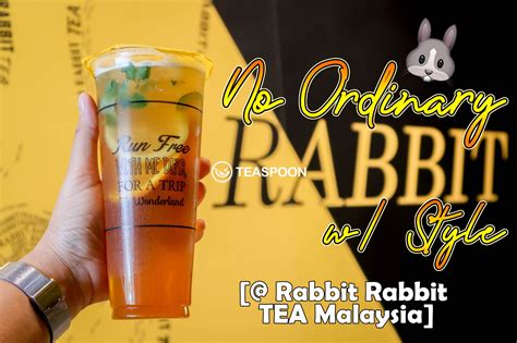 [No Ordinary RABBIT w/ Style!] @ Rabbit Rabbit TEA Malaysia - Teaspoon