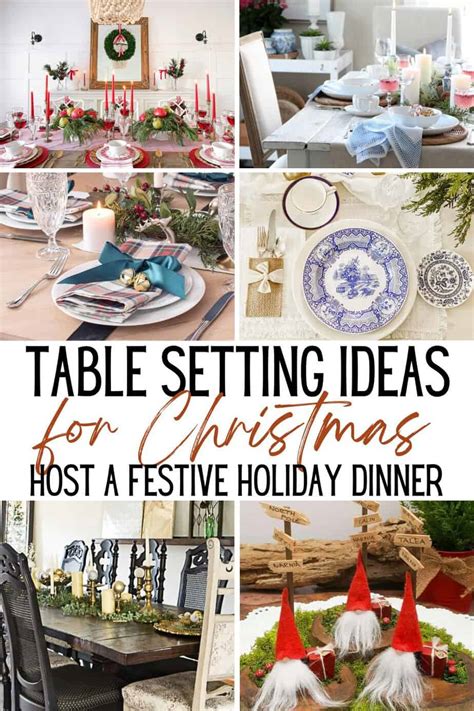 Image result for Christmas Table Setting Ideas