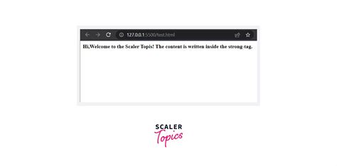 Strong HTML 的图像结果