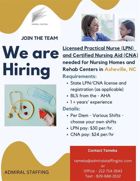 Attention all job seekers! Admiral Staffing is currently hiring per ...