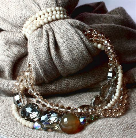 Elegant Scarf, Luxury Scarf, Handmade Scarf, Scarf With Jewelry ...