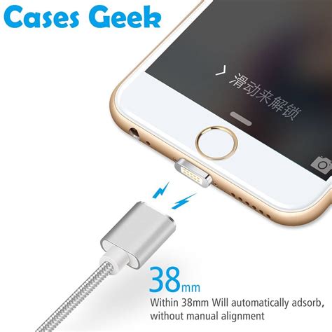 iPhone & Android Magnetic Unbreakable Nylon Banded Lightning USB Cable