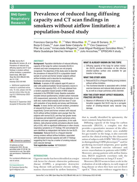 Image result for Decreased Lung Diffusing Capacity