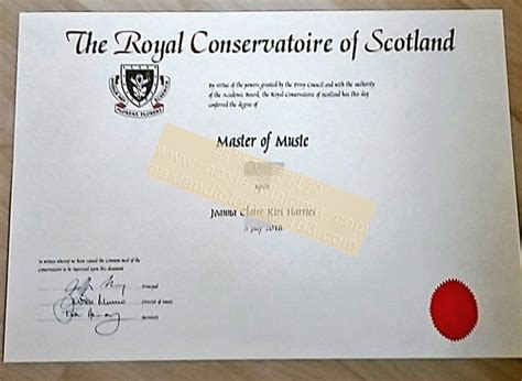 苏格兰皇家音乐学院毕业证模板,代办英国大学文凭 - 纳贤文凭机构