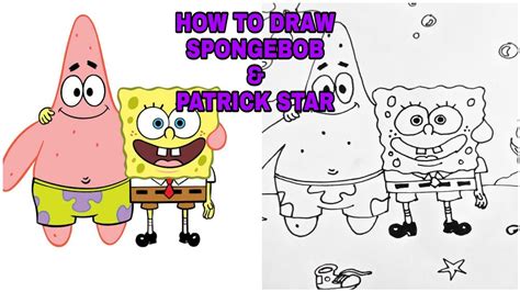 Image result for Spongebob and Patrick Drawing Tutorial