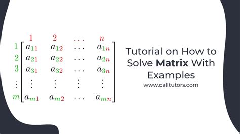 Image result for How to Solve Matrix Equation