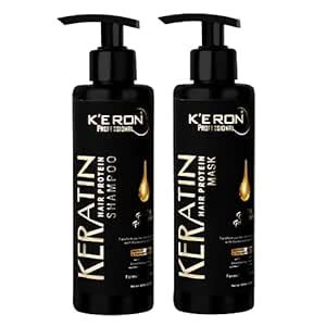 Buy Keron's Professional Keratin Sulphate-Free Shampoo and Hair Mask ...