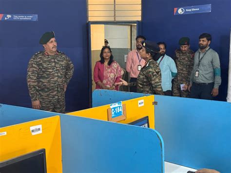 Major General Manoj Tiwari Reviews Online Recruitment Process to ...