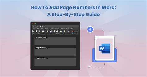 How to Add Page Numbers in Word 的图像结果