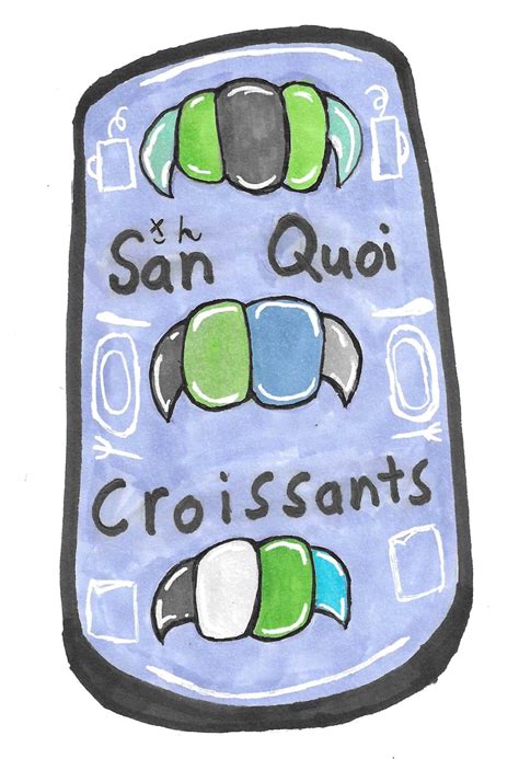 Another sticker I made! San is three in Japanese and qoui would ...