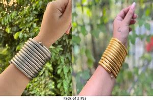 Samridhi DC Metal, Oxidised Silver, Alloy Bangle Price in India - Buy ...