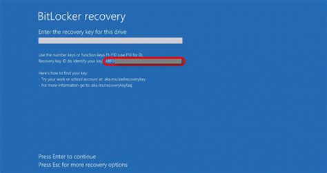 Image result for Find My BitLocker Recovery Key