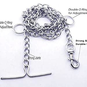 SUPER CHAIN Dog Chain Silver Grind No.6 Heavy Weight Dogs Leash Heavy ...
