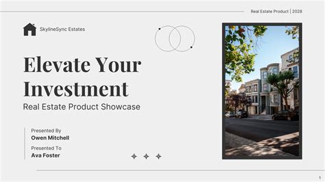Real Estate Product Presentation Template - Venngage