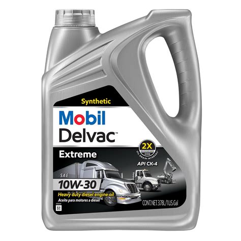 Mobil Delvac Extreme 10W-30, Heavy Duty Full Synthetic Diesel Engine ...