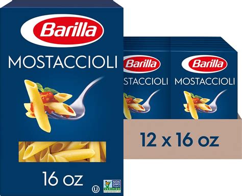 Amazon.com : Barilla Jumbo Shells Pasta, 16 oz. Box (Pack of 12) - Non ...