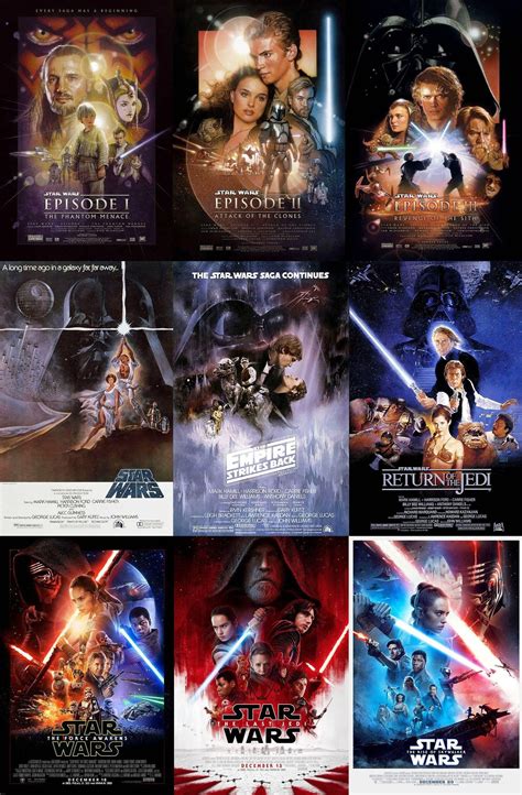 Star Wars Stuff on Twitter: "The Skywalker Saga.… " | Star wars movies ...