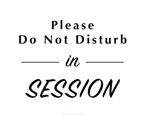 In Session Please Do Not Disturb Sign 的图像结果