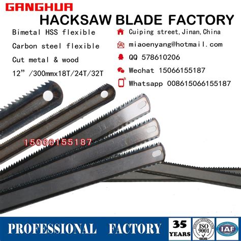Bimetal Hacksaw Blades - Durable, Versatile Cutting