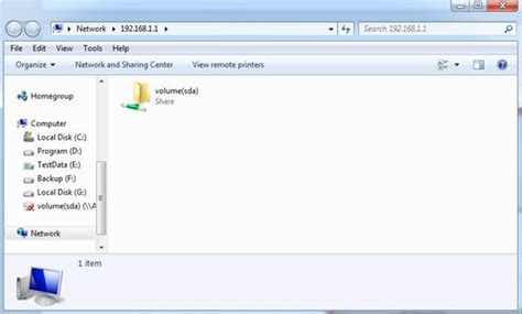 How to setup and provide access to your local storage drive on modem ...