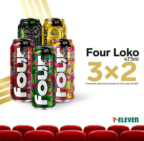 3x2 en bebidas Four Loko en 7-Eleven hasta el 19 de mayo